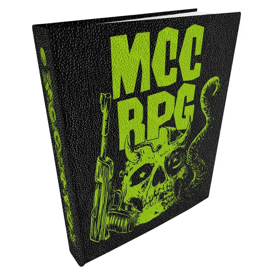 Mutant Crawl Classics: Core Rulebook - Fluorescent Demon Skull Edition