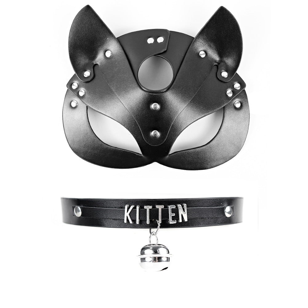 Bunny Girl Sexy Leather Mask