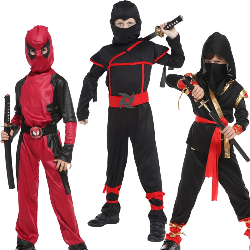 Ninja Party Warrior Halloween Costumes