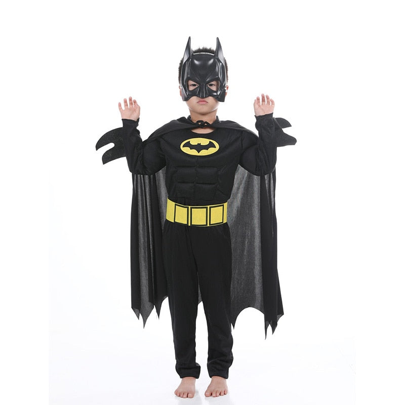 Batman Costume With Mask For Kids