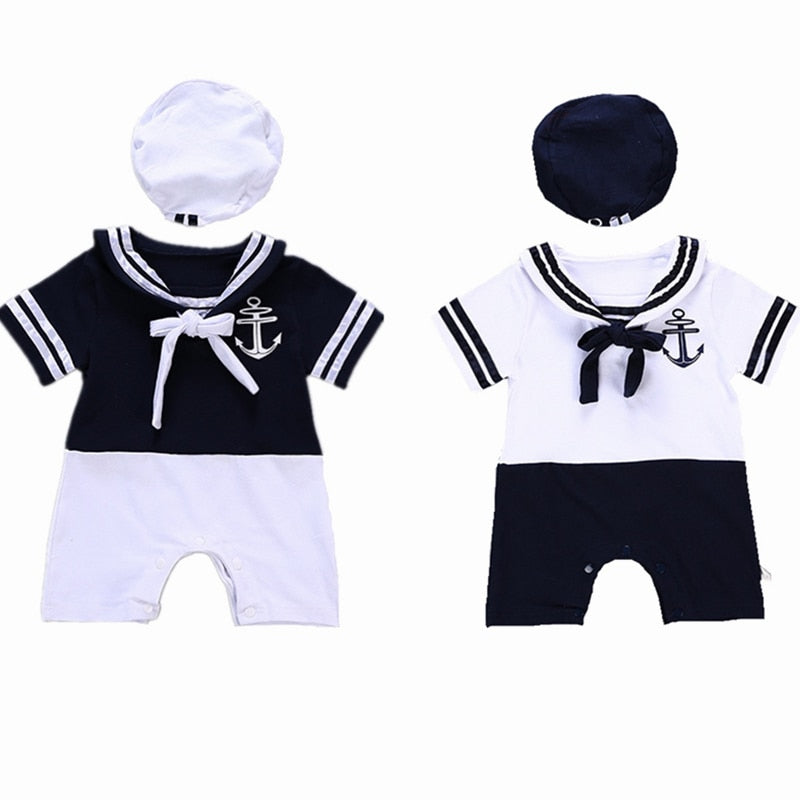 Baby Boys Short Sleeve Sailor Outfit