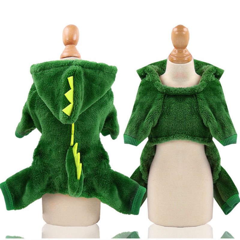 Dinosaur Cloth Set For Small Puppy