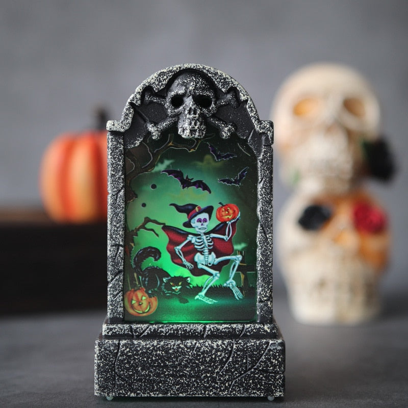 Halloween Tombstone Lamp Decoration