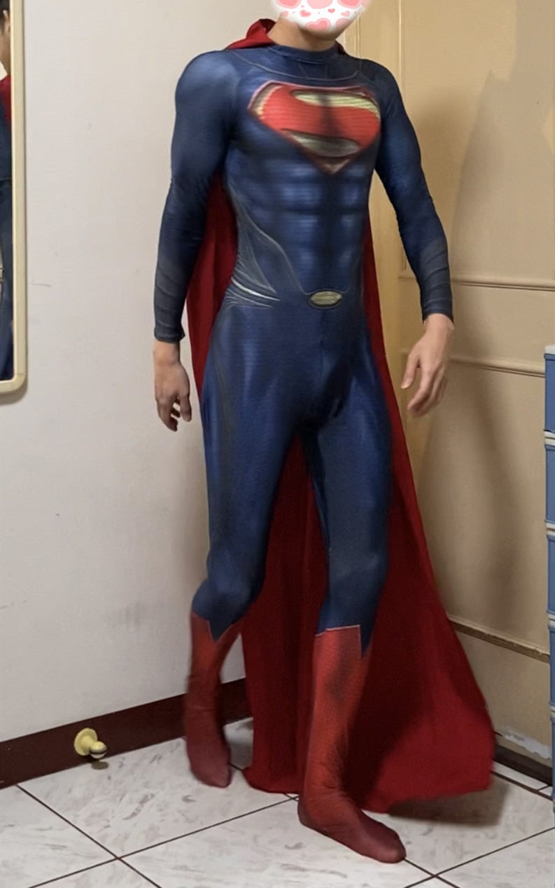 Adults Kids The Man of Steel Superman Super Man Costume
