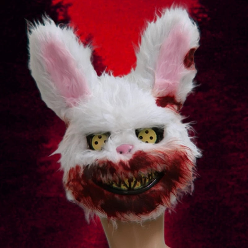 White Bunny Rabbit Halloween Mask