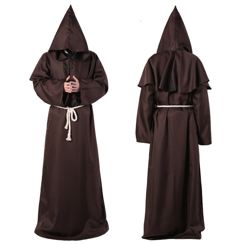 Christian Friar Priest Robes Costumes For Halloween