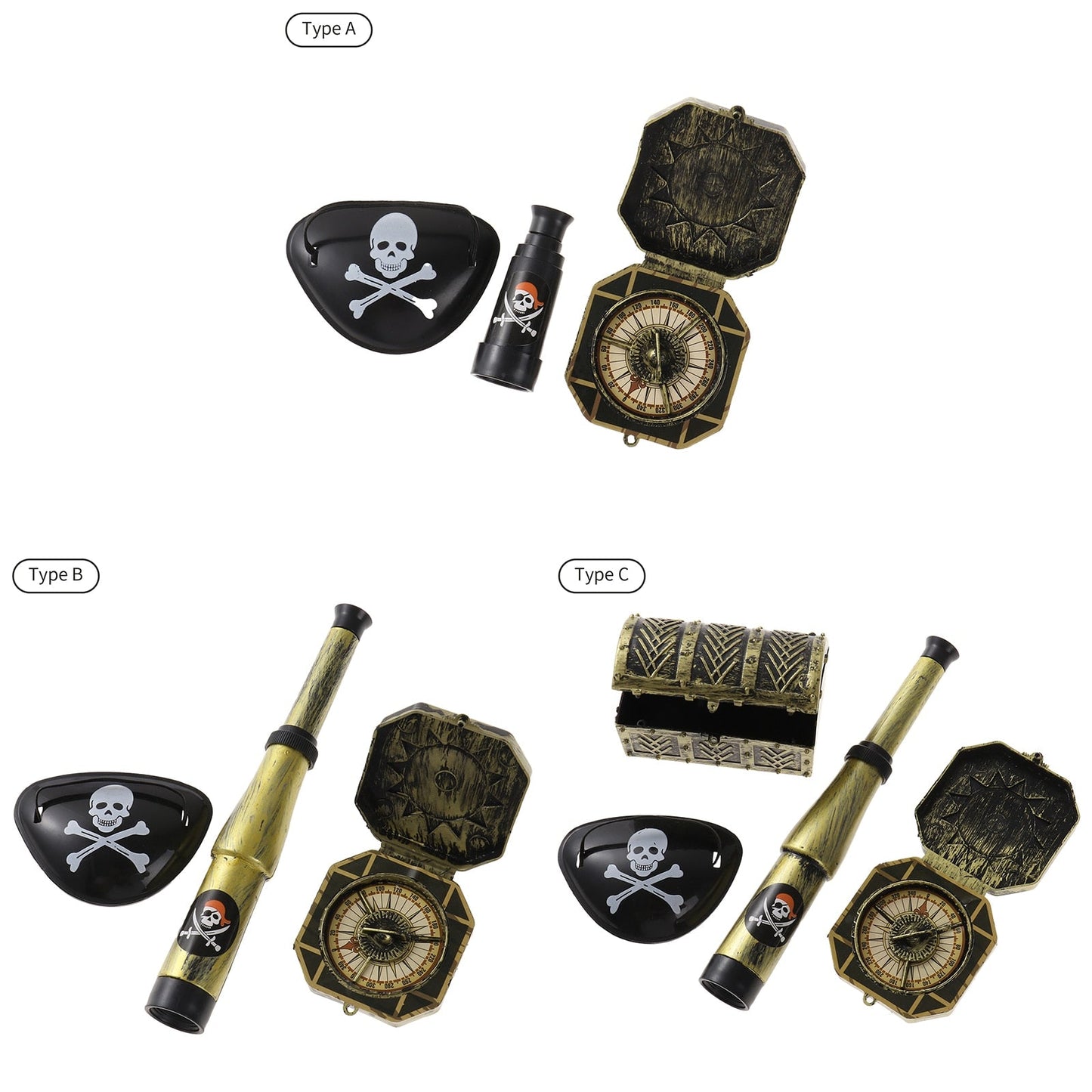 Pirate Accessory Set For Decoration