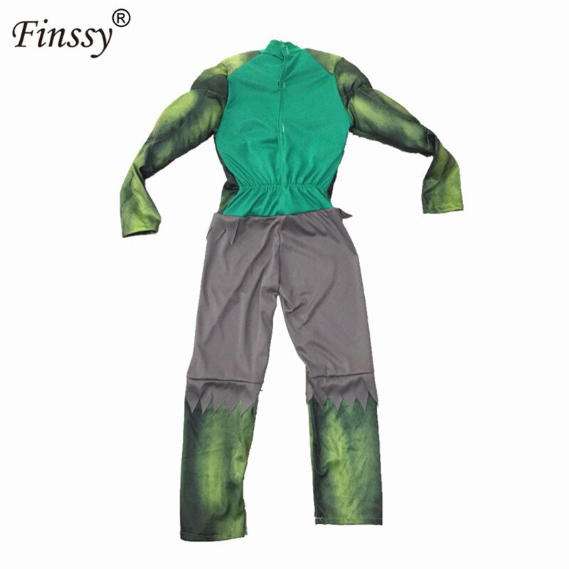 Halloween Green Hulking Costume with Mask