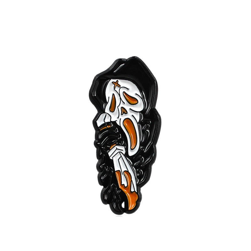 Happy Halloween Enamel Pin Trick