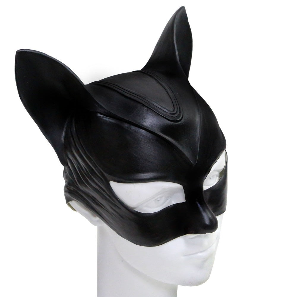 Woman Sexy Cat Selina Kyle Mask Bruce