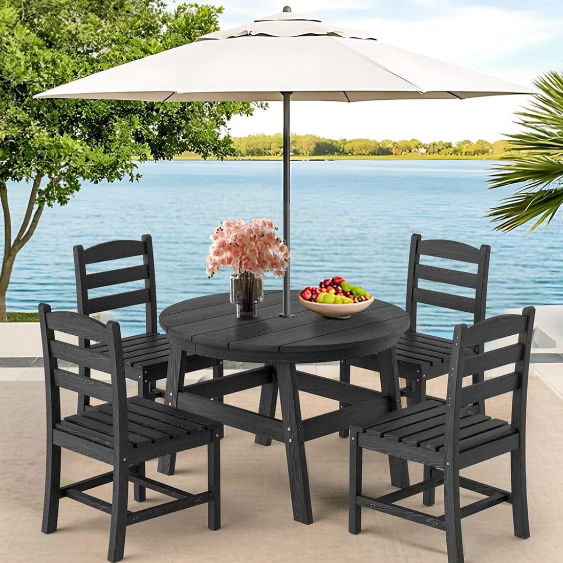 Corex HDPE Outdoor Dining Set, 5-Piece
