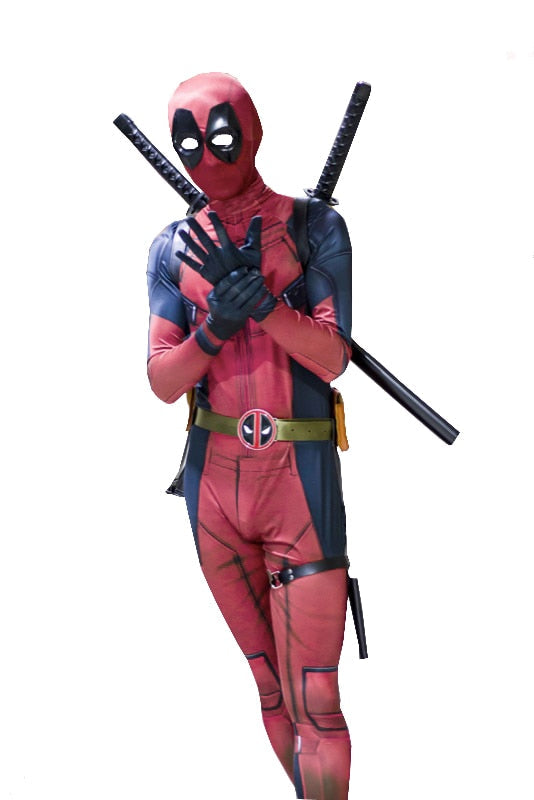 Lycra Superhero Cosplay Marvel Deadpool Custome