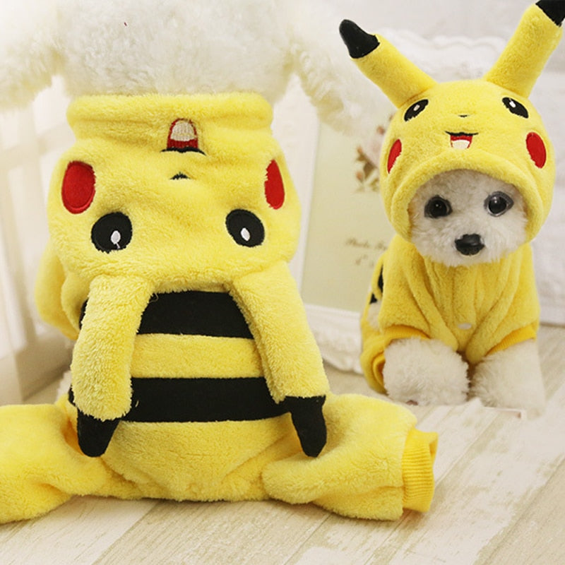 Warm Pokemon Costume For Dogs