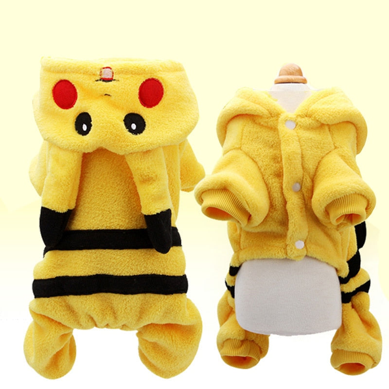 Warm Pokemon Costume For Dogs