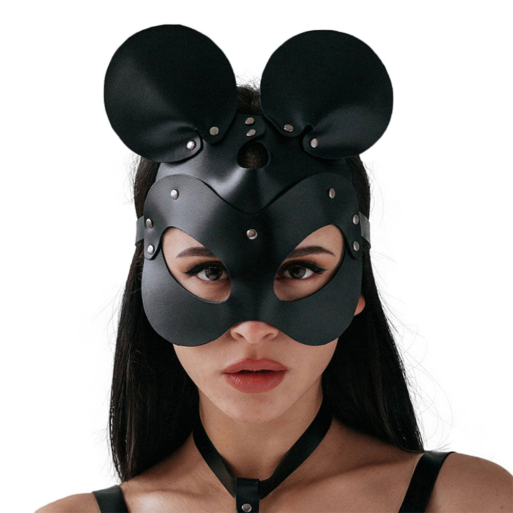 Bunny Girl Sexy Leather Mask
