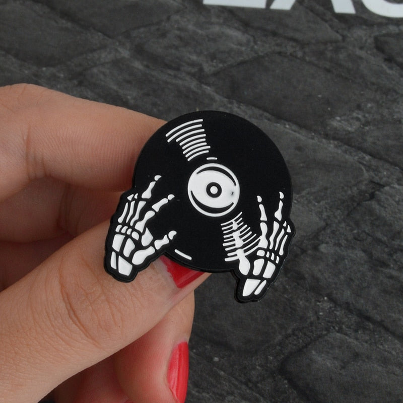Happy Halloween Enamel Pin Trick