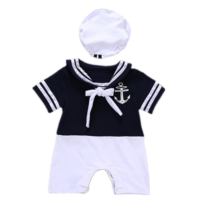 Baby Boys Short Sleeve Sailor Outfit