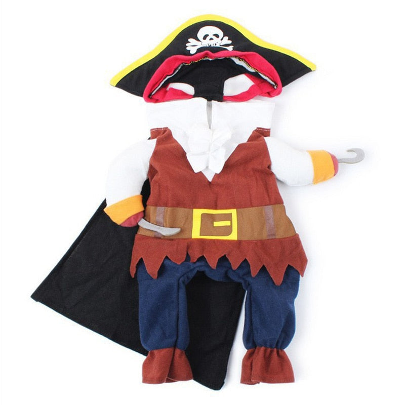 Funny Halloween Pet Dog Pirate Costumes