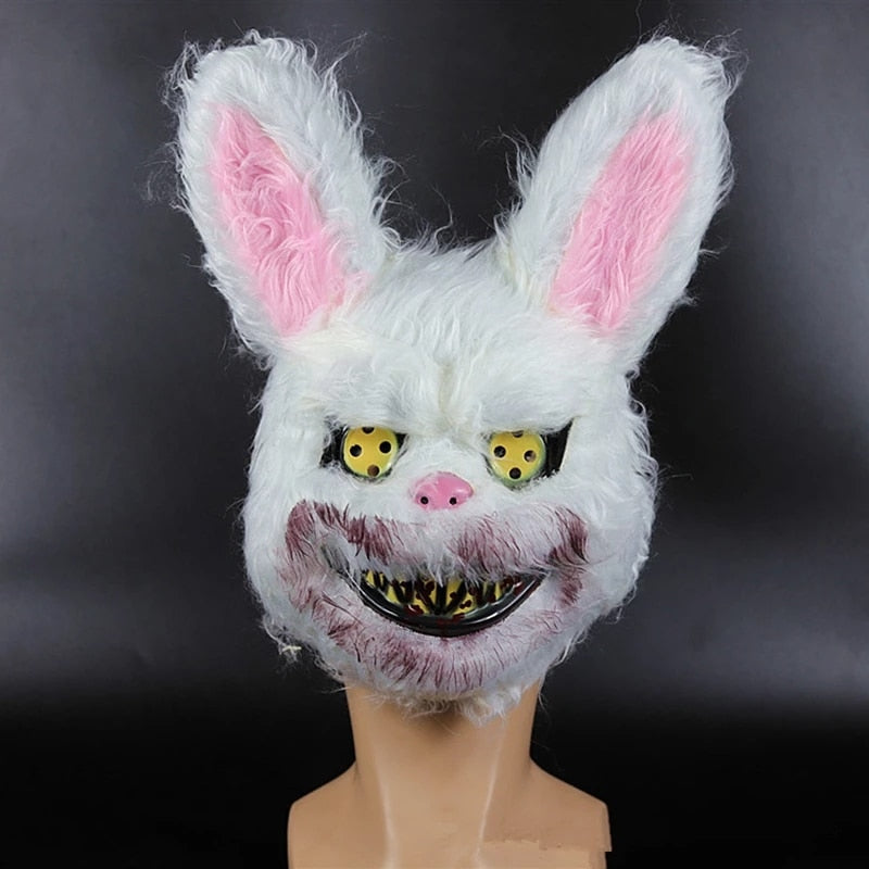 White Bunny Rabbit Halloween Mask