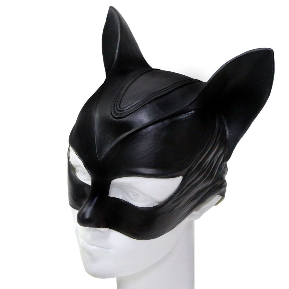 Woman Sexy Cat Selina Kyle Mask Bruce