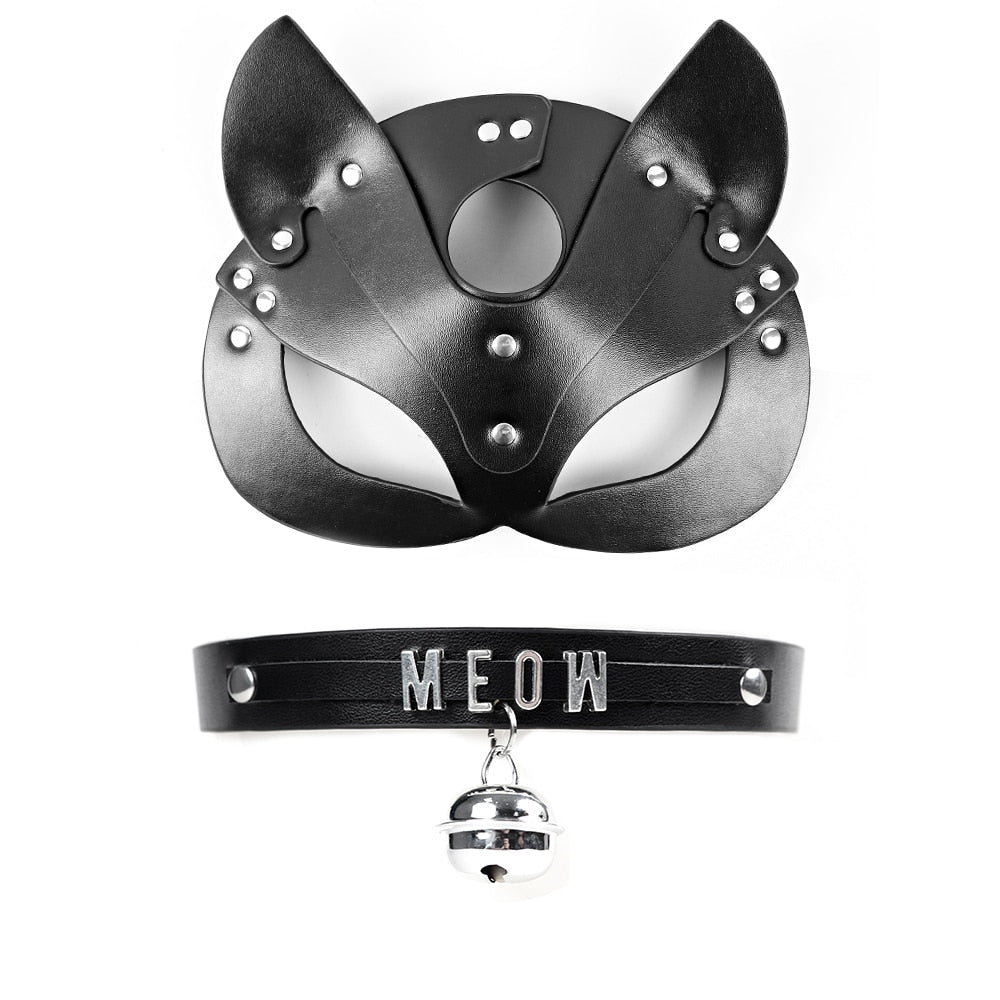Bunny Girl Sexy Leather Mask