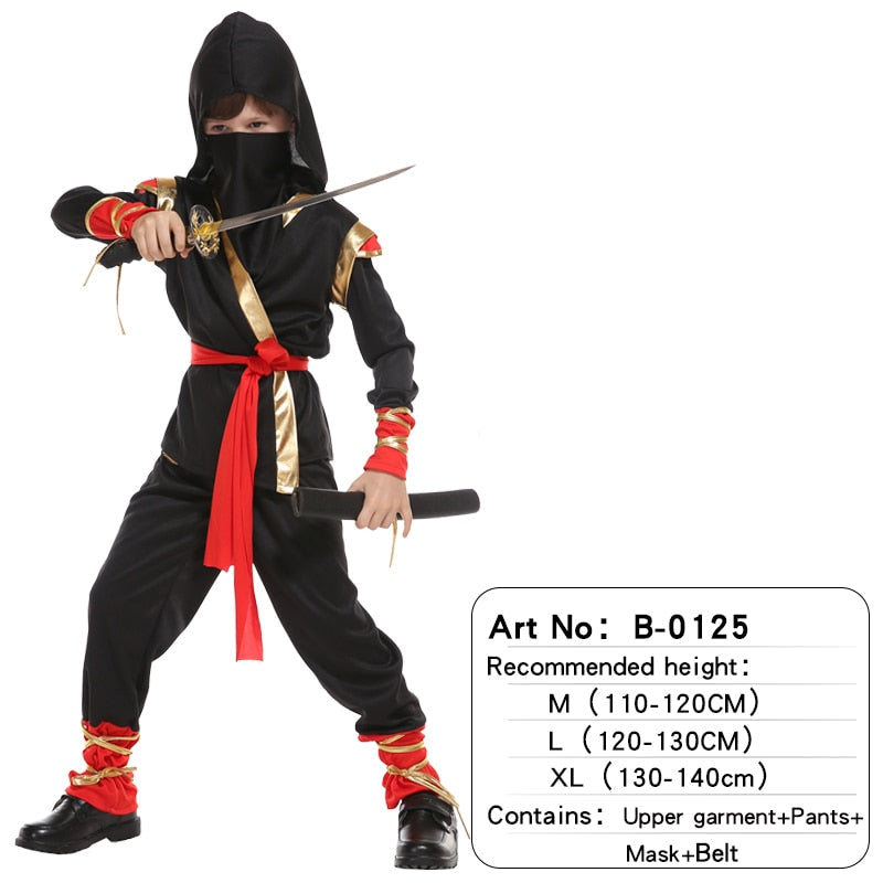Ninja Party Warrior Halloween Costumes