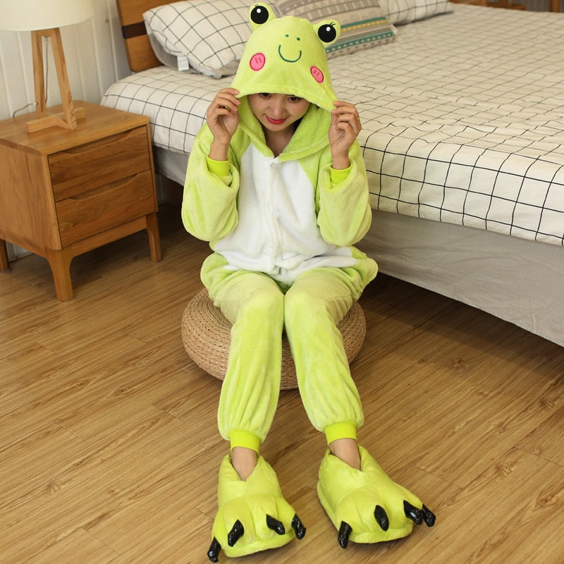 Frog Cat Cartoon Costumes Jumpsuits