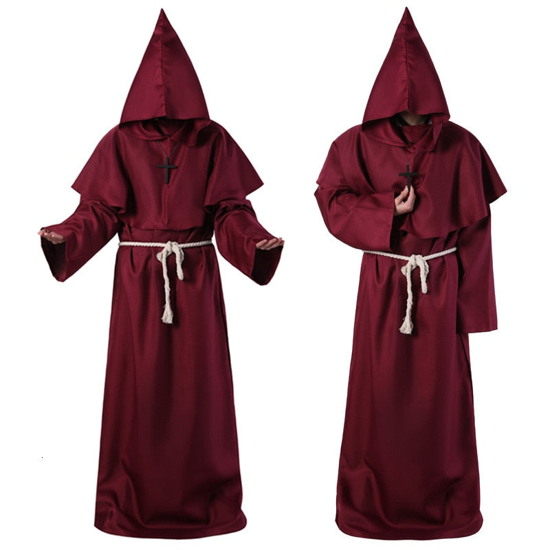 Christian Friar Priest Robes Costumes For Halloween
