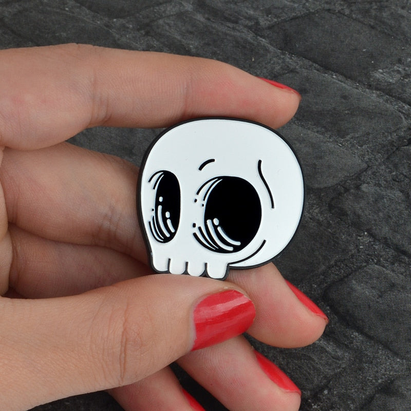 Happy Halloween Enamel Pin Trick