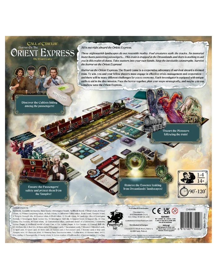 Call of Cthulhu: Horror on the Orient Express The Board Game