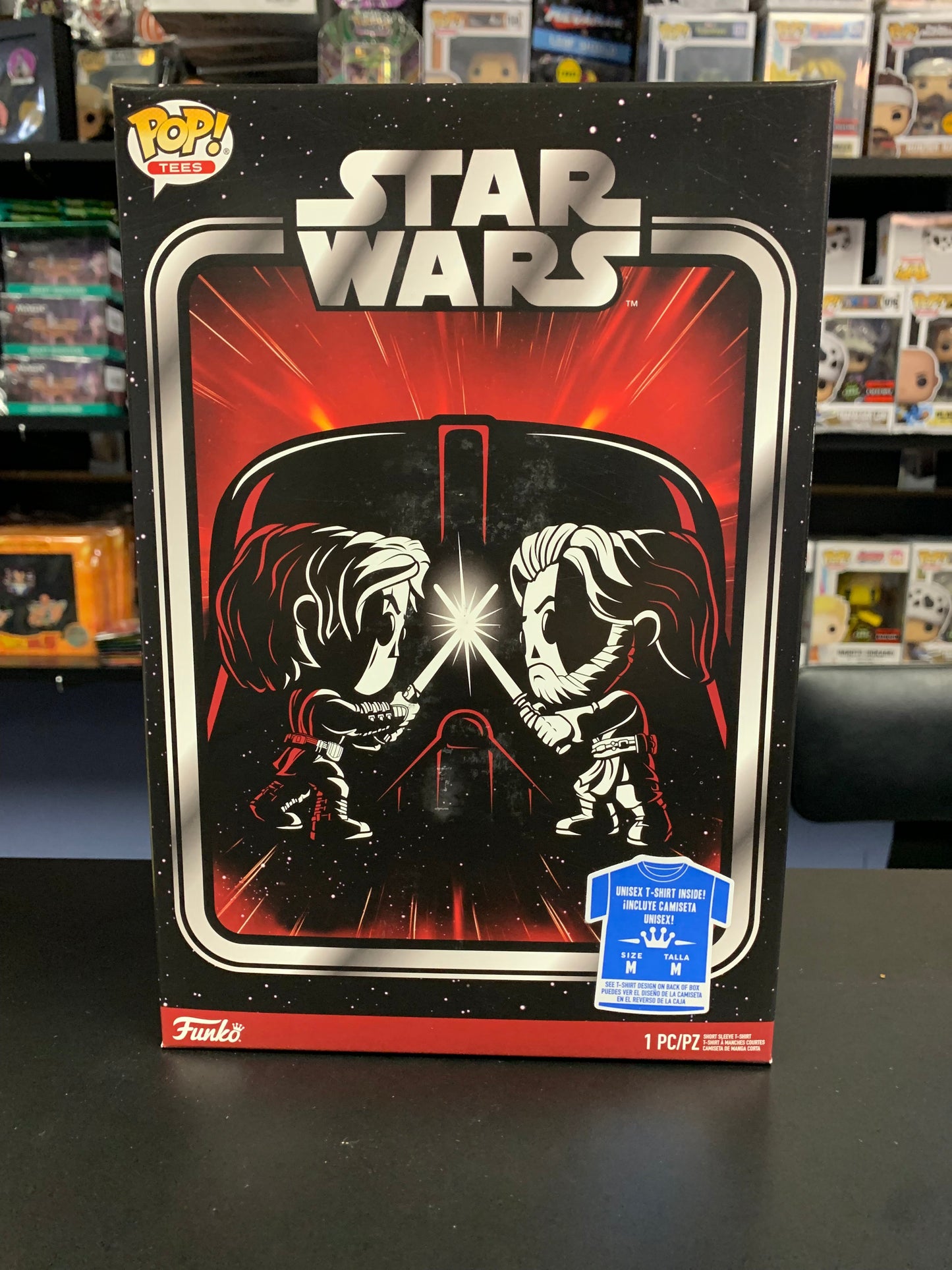 Boxed Tee: SW - Anakin vs Obi Wan