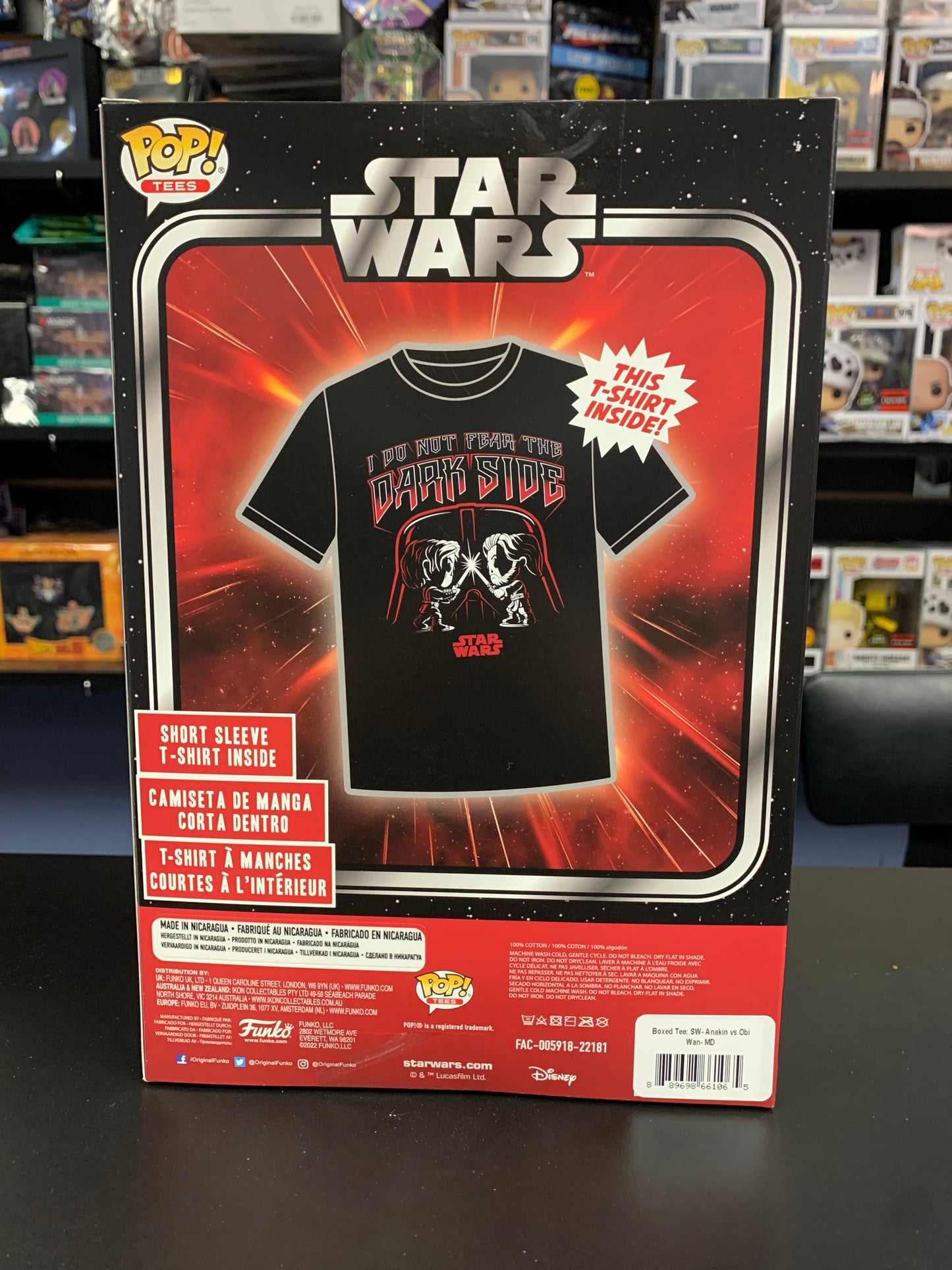 Boxed Tee: SW - Anakin vs Obi Wan