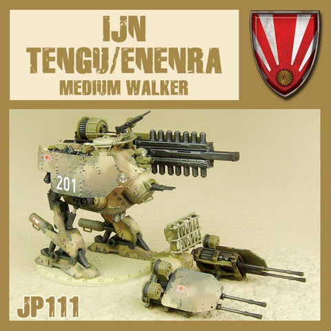 DUST 1947: IJN Tengu/Enenra Medium Walker (Railgun/AA)