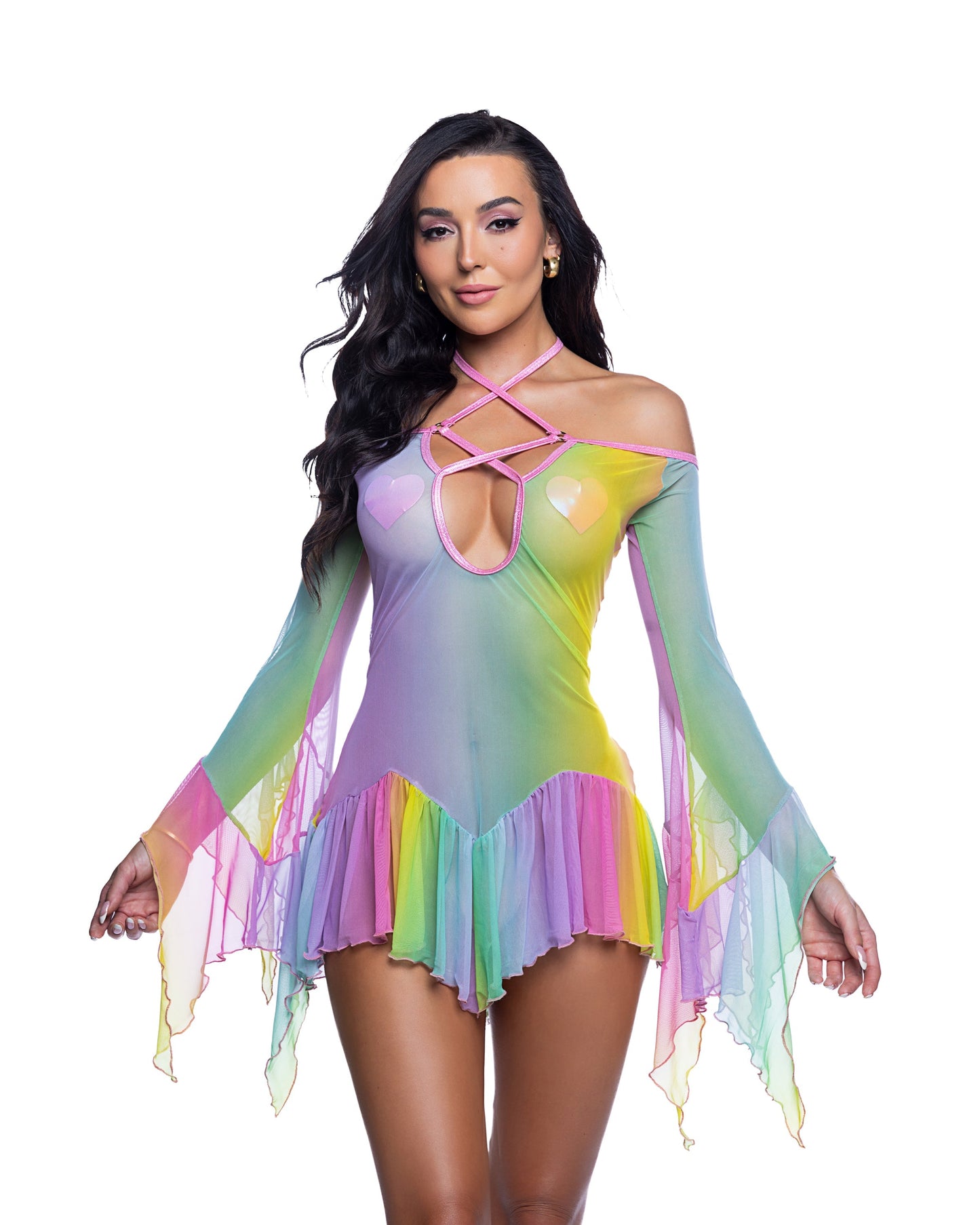 Flow Dress Bell Sleeve