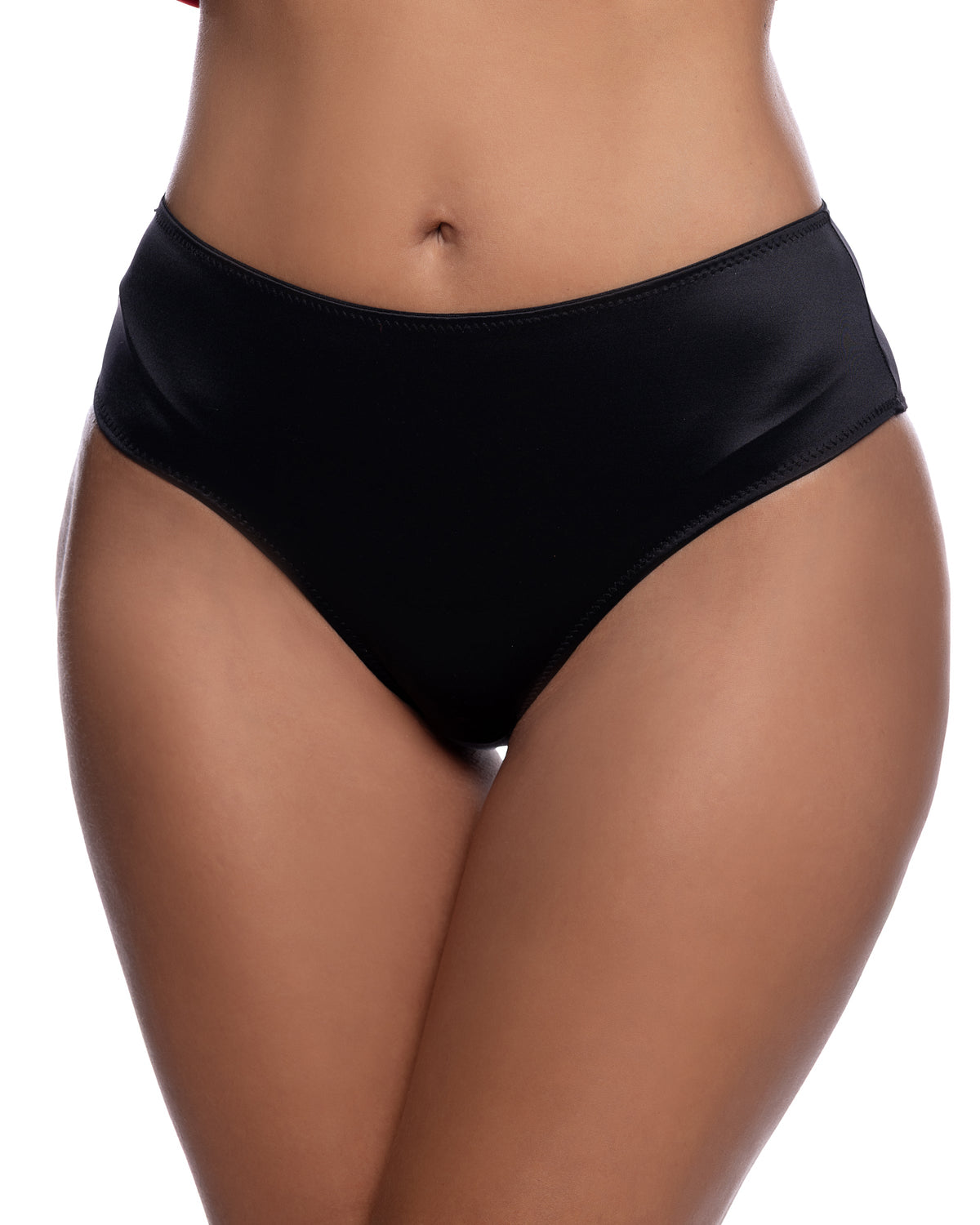 Essentials Black Ruched Booty Shorts - Lingerie & Lounge Bottoms