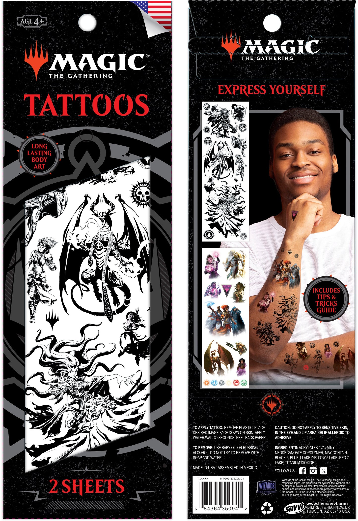 Magic the Gathering Flash Tattoo Pouch