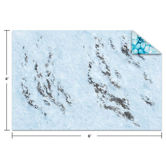 Monster Scenery: Game Mat - 6' x 4' - Ice/Tundra