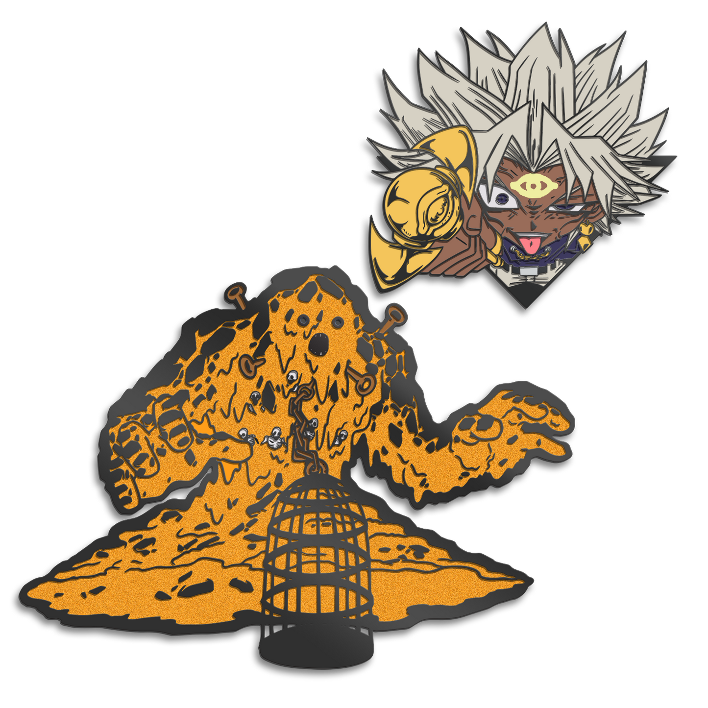 Marik + XL Lava Golem Pin Set