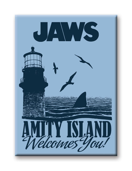 Aquarius Magnets: Flat Magnet - JAWS - Amity Island