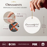 Santa’s Favorite Dentist Christmas Ornament