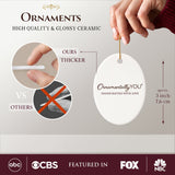 Football Christmas Ornament