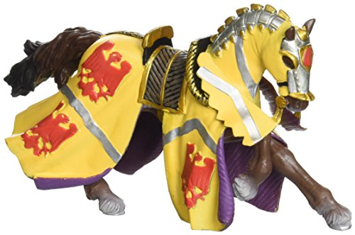 Papo France: Medieval - Knight Godefroy's Horse - Tournament - Red
