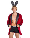 Playboy Mens Smoke Lounge Robe