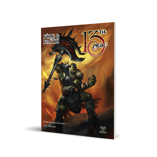 13th Age: Fire & Faith - Battle Scenes for Four Icons