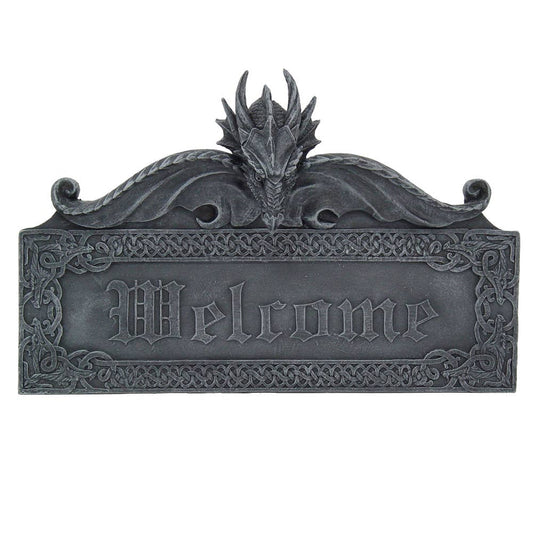 Wall Plaque: Dragon Welcome