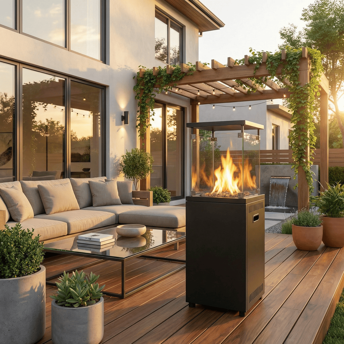 Pyra Base Propane Patio Heater, with Wheels, CSA Certified