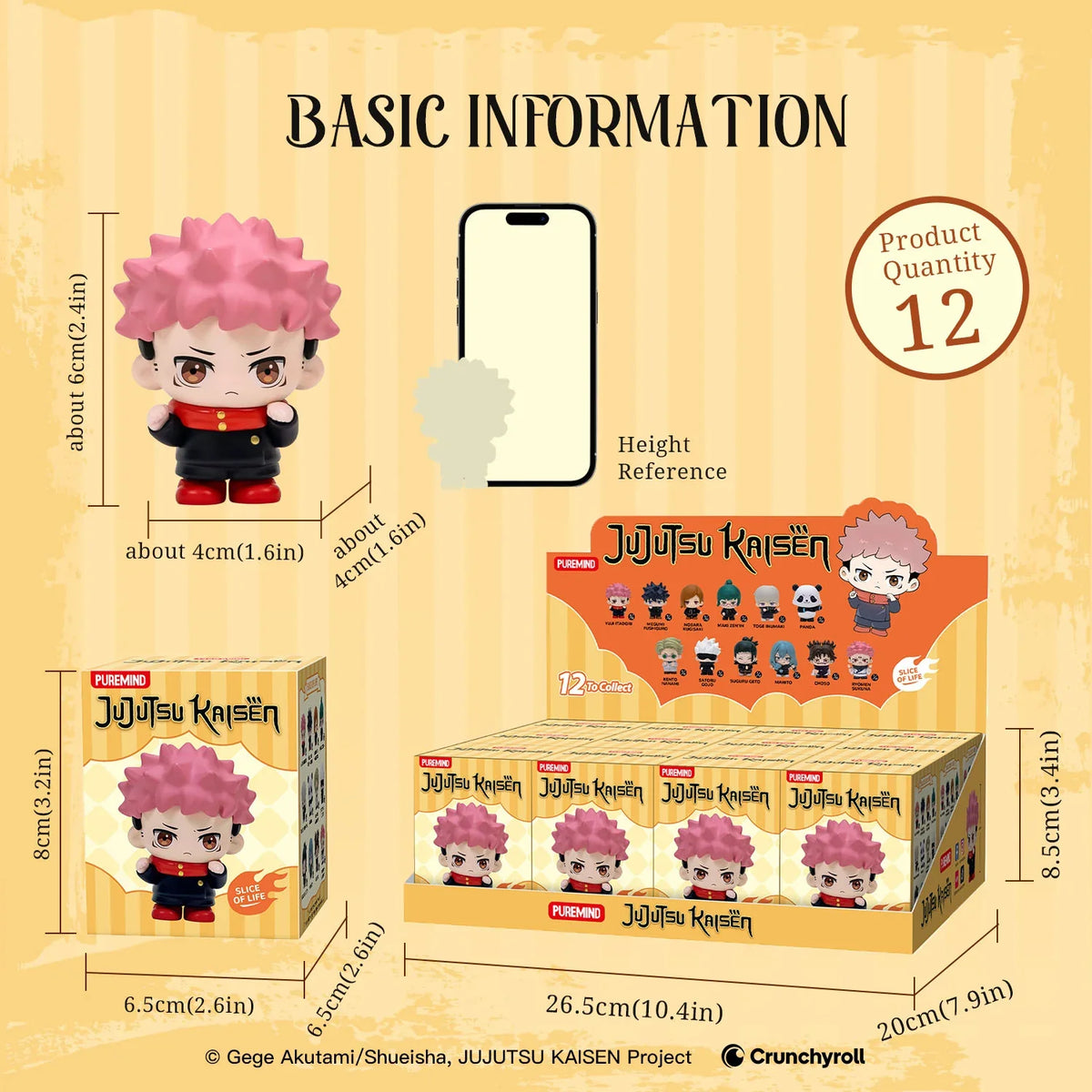 Puremind x Jujutsu Kaisen Slice of Life Blind Box - Official Mystery Figure