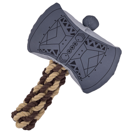 Paw-lymorph Dog Toy: Barbarian's Great Axe