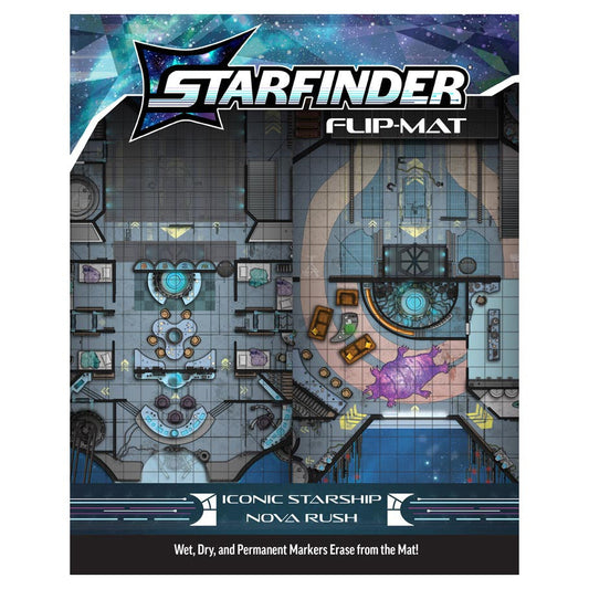 Starfinder: Flip-Mat - Iconic Starship: Nova Rush (2E)