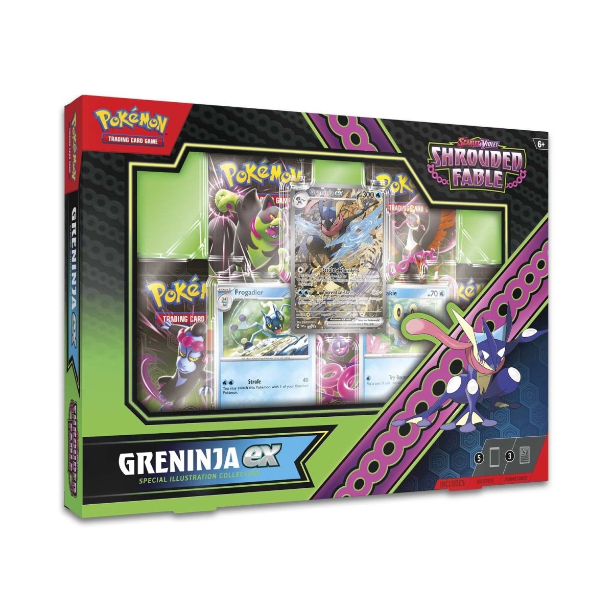Pokemon: Scarlet & Violet - Shrouded Fable Greninja ex Special Illustration Collection